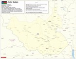 Juzni Sudan mapa