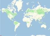 Mapa sveta - vegetacija